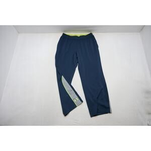 Under Armour Sweat Pants Performance Blue Athletic W/Pockets Mens Sz XL